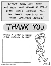 thank your mail carrier